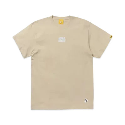 FR2 Upside Down Embroided #Fr2 Logo T-Shirt "Sand Beige"