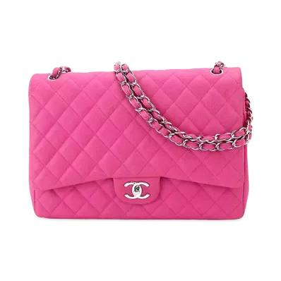 CHANEL Caviar Skin Matelasse Shoulder "Pink"