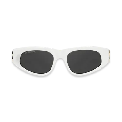 BALENCIAGA Dynasty D Frame Sunglasses "White"