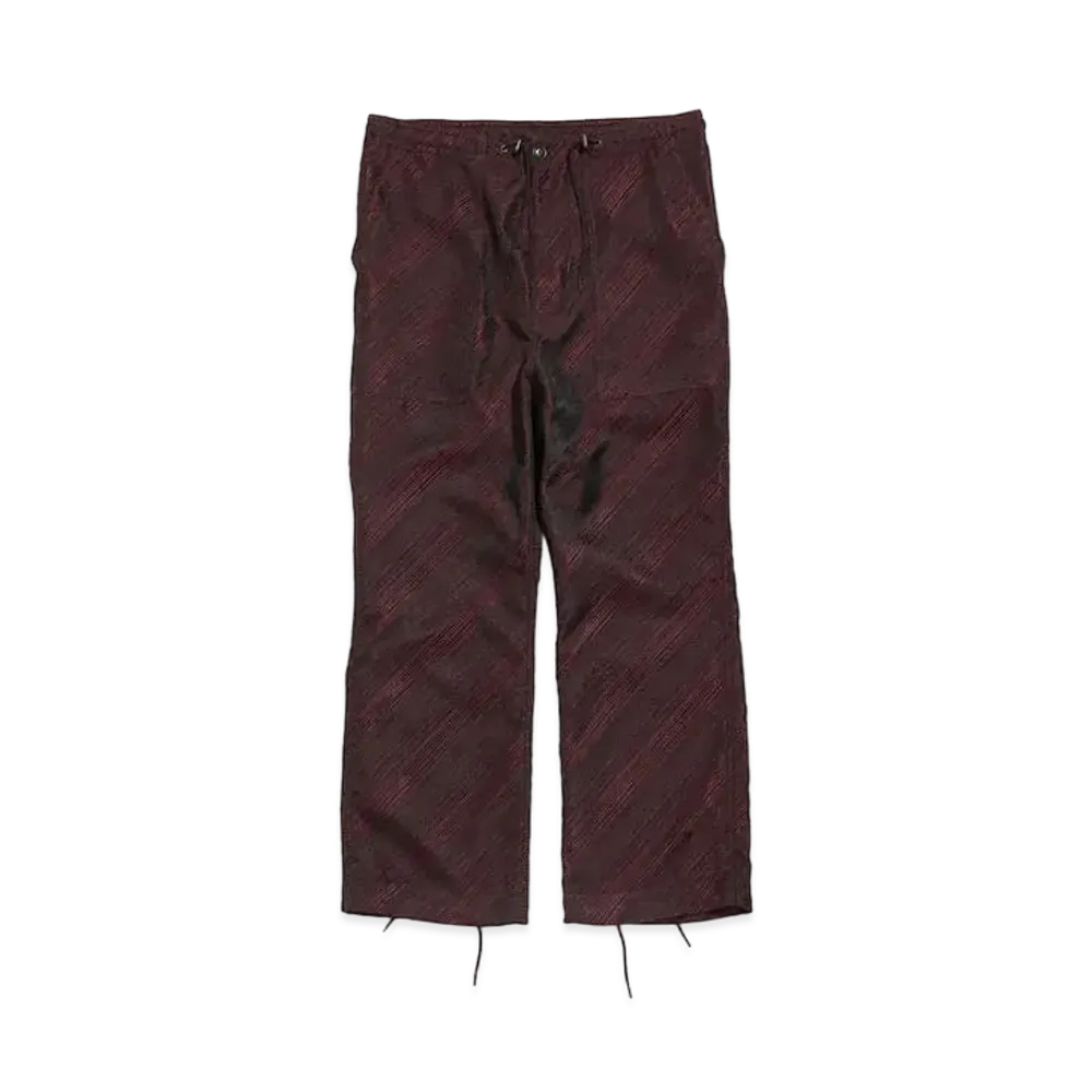 Needles STRING FATIGUE PANT - AC/PE KERSEY JQ. "Bordeux"