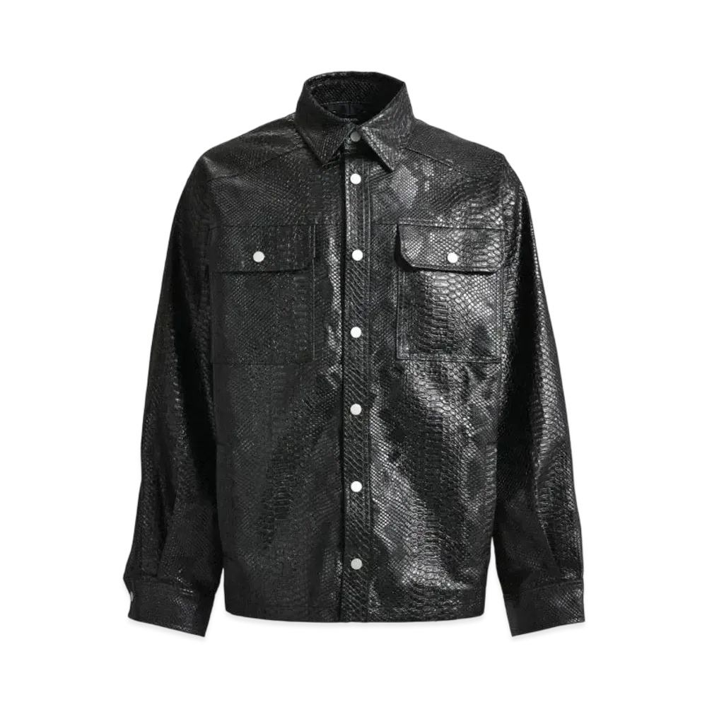 BREATH Newrich Check Shirt Jacket "Crocodile"
