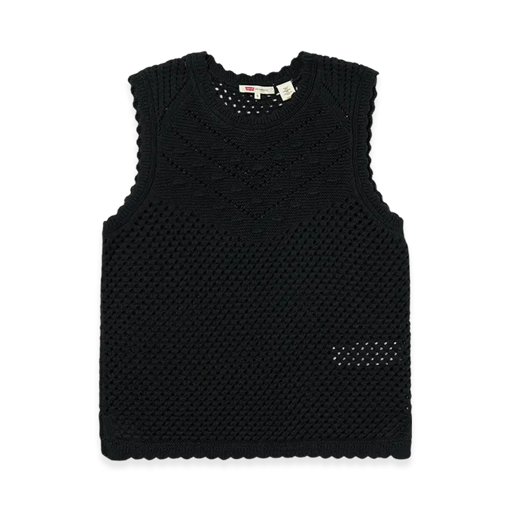 Levi's Adrienne Crochet Tank Top "Black"