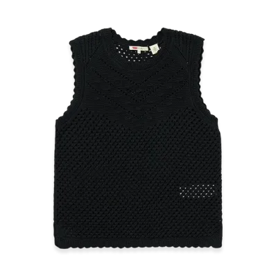 Levi's Adrienne Crochet Tank Top "Black"