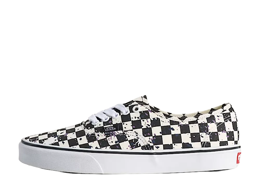 Vans Authentic "Splatter Checkerboard Black"