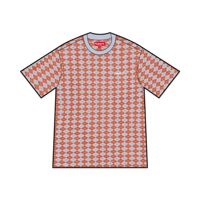 Supreme Diamond Jacquard S/S Top "Orange"