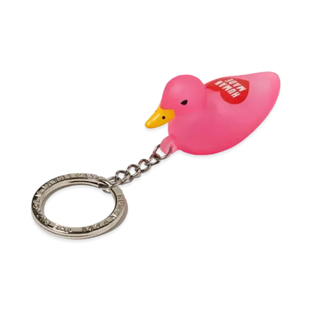 HUMAN MADE Duck PVC Key Chain "Pink"