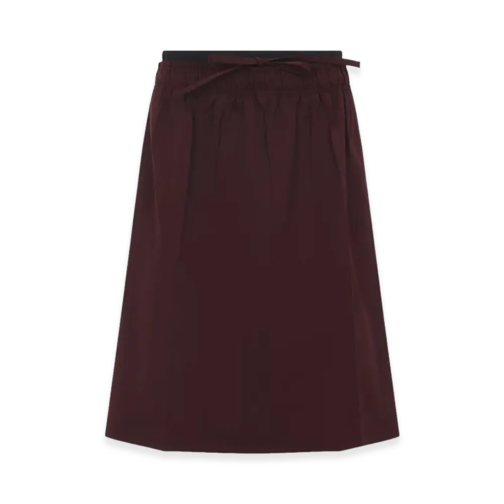 PRADA Women's Skirts Red "Bordeaux"