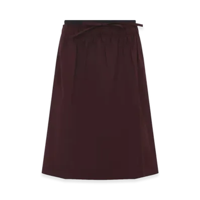 PRADA Women's Skirts Red "Bordeaux"