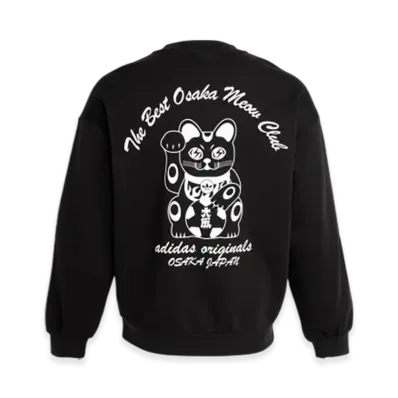 adidas Osaka Maneki-neko Crewneck Sweatshirt "Black"