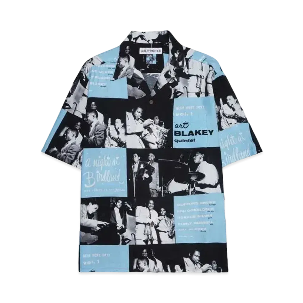 WACKO MARIA Blue Note / Hawaiian Shirt "Blue"