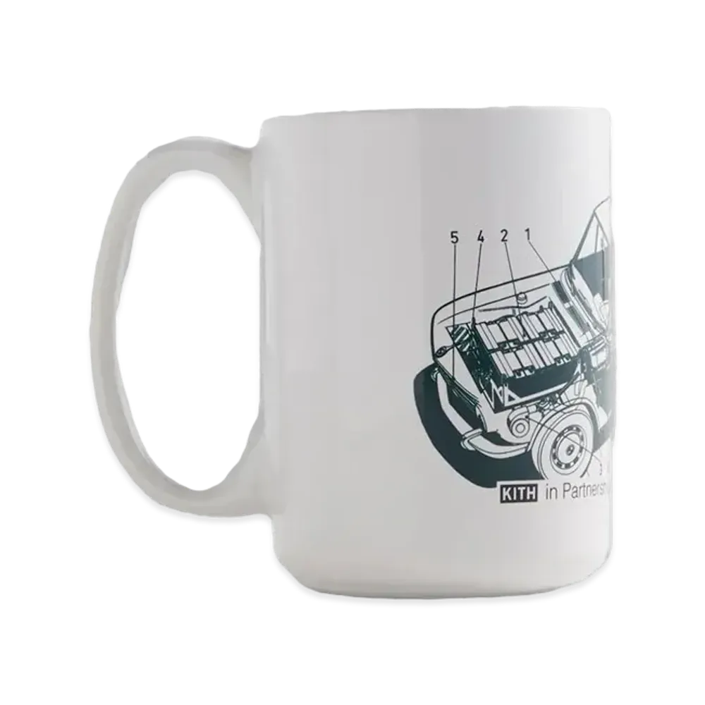 Kith x BMW Car Sketch Mug "White"