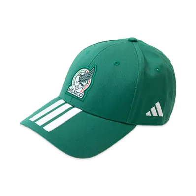 adidas Soccer Mexico Baseball Cap 3 Stripes "Bold Green/White"