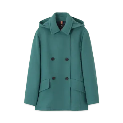 Paul Smith Women's Wool Calze Peacoat "ForestGreen"