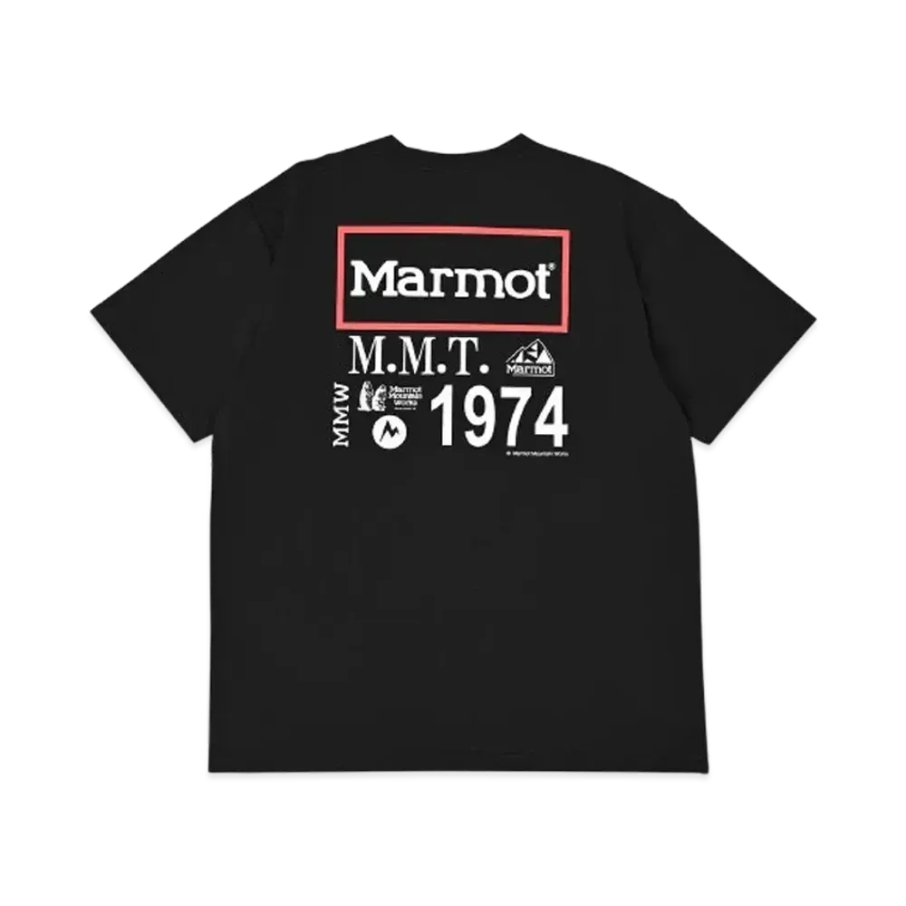 Marmot MMW Archive Logo T-Shirts "Black"