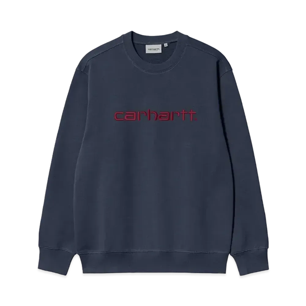 Carhartt WIP Carhartt Sweat "Air Force Blue/Malbec"