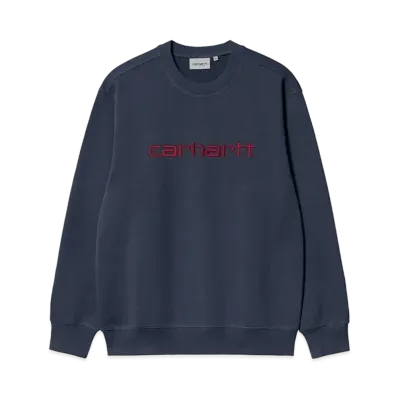 Carhartt WIP Carhartt Sweat "Air Force Blue/Malbec"