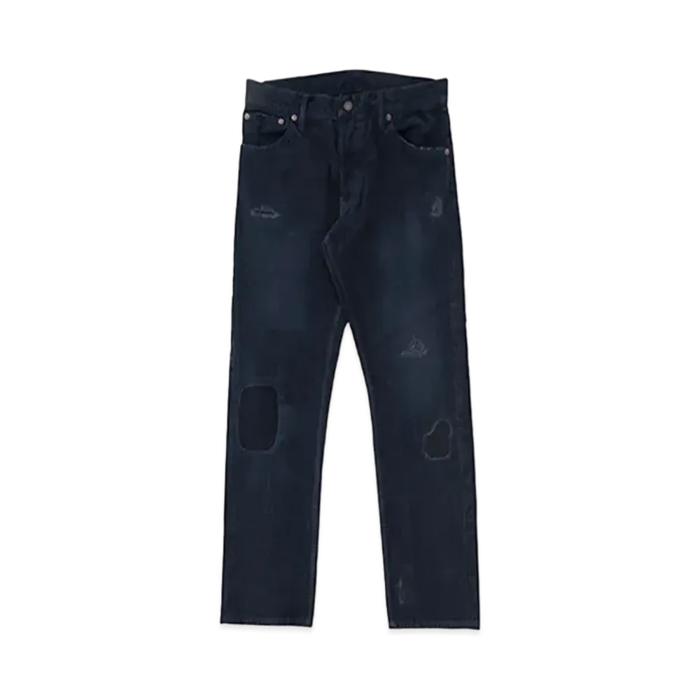 visvim FLUXUS 10 CORDS CRASH "Navy"