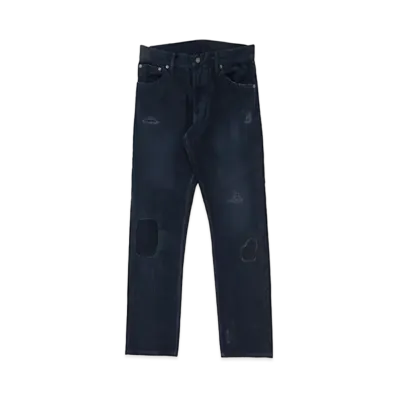 visvim FLUXUS 10 CORDS CRASH "Navy"