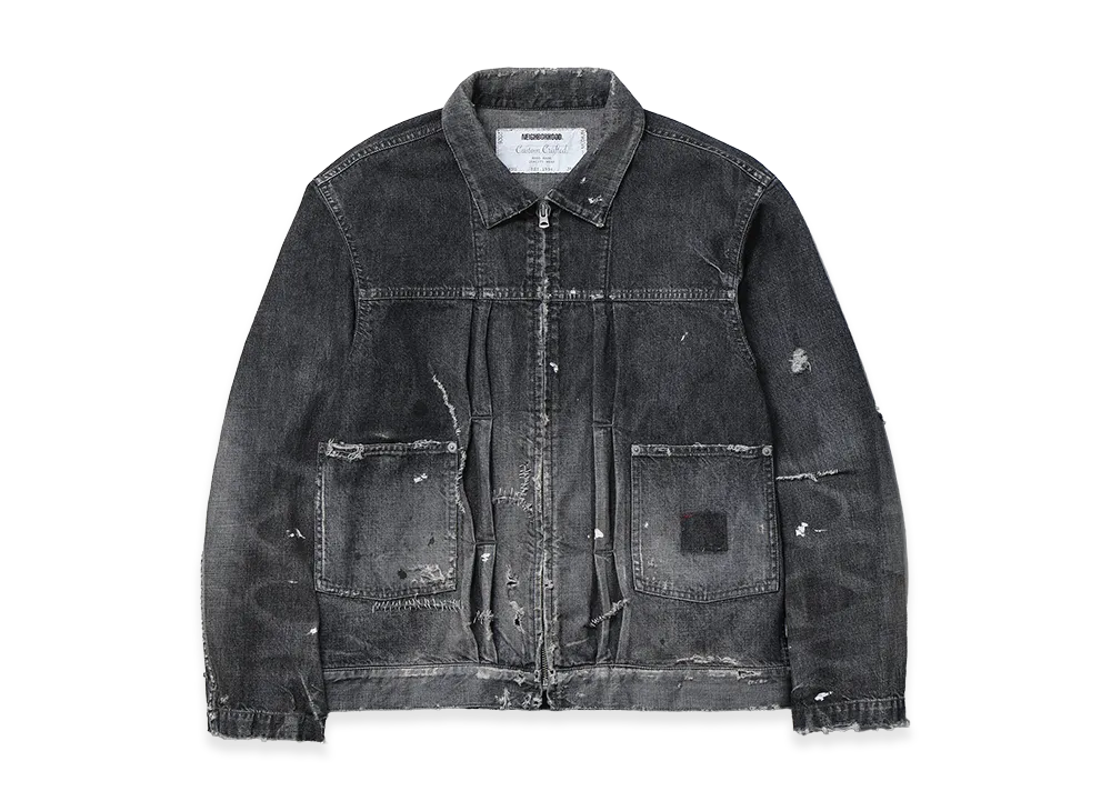 NEIGHBORHOOD Savage LW Denim Zip Jacket "Black"