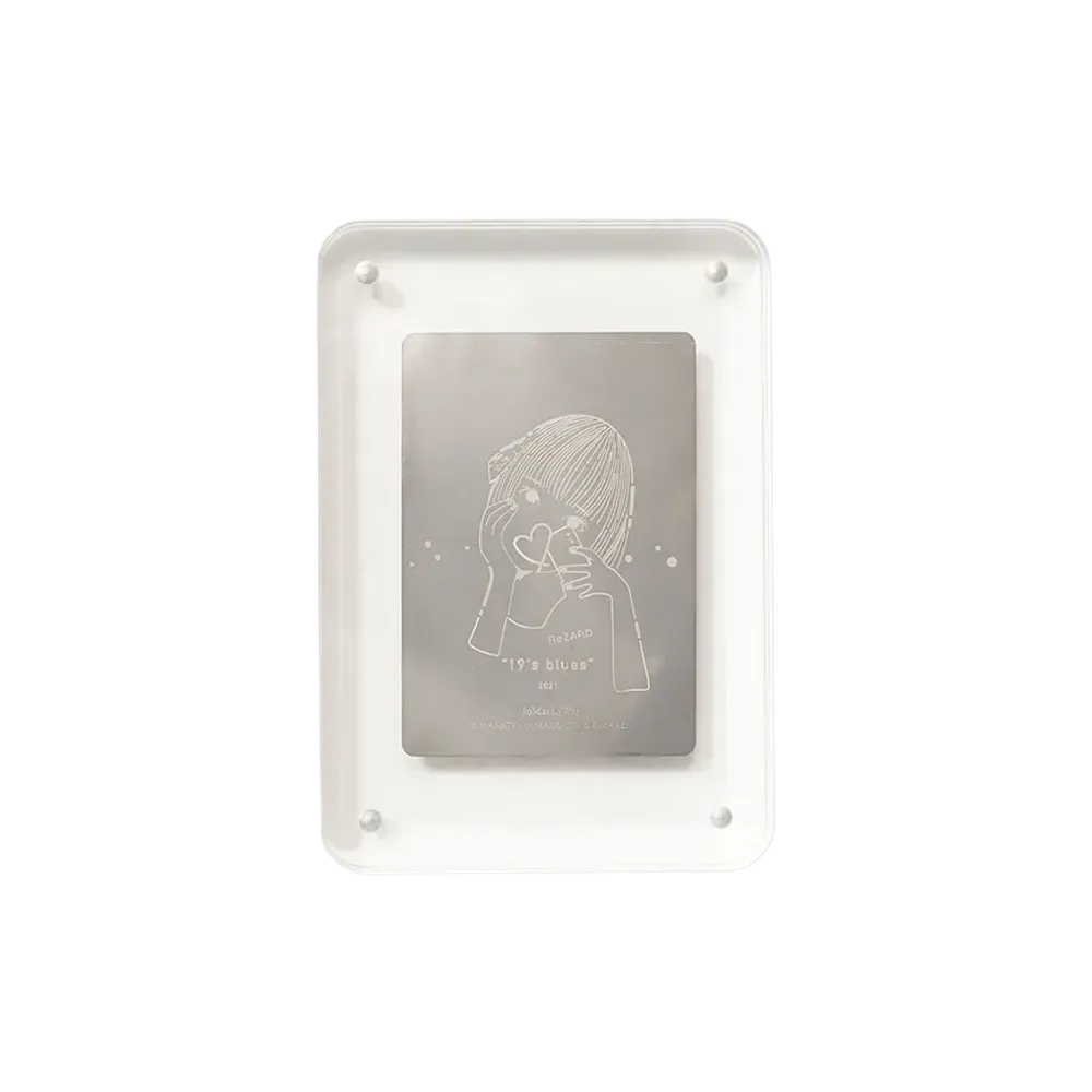 ReZARD × Masato Yamaguchi \ 【SNKRDUNK FLAGSHIP STORE限定】 x Ex.Trading Card Metal ver.2 Special Edition "SILVER"