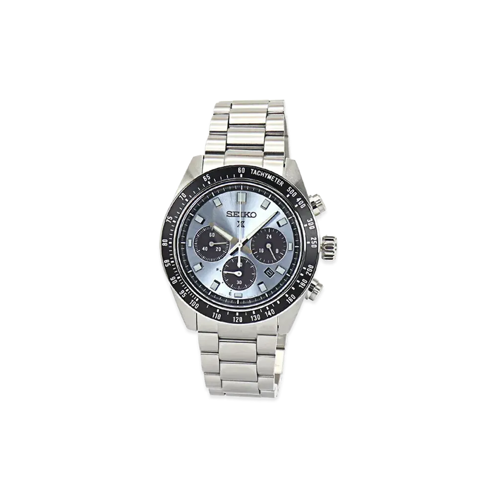 SEIKO Prospex Speedtimer Chronograph "Silver/Light Blue"
