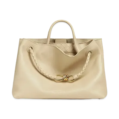 Bottega Veneta Medium Andiamo Calf Leather "Light Butterscotch"