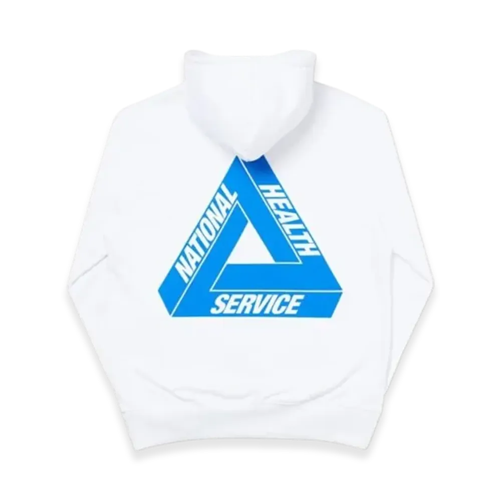 PALACE NHS Tridonation Hoodiey "White"