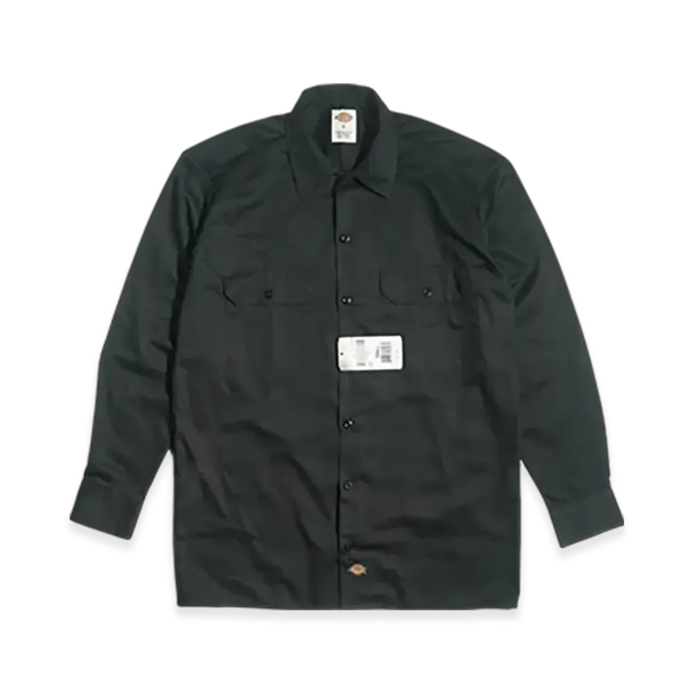 Dickies 574 Long Sleeve Work Shirt "Black"