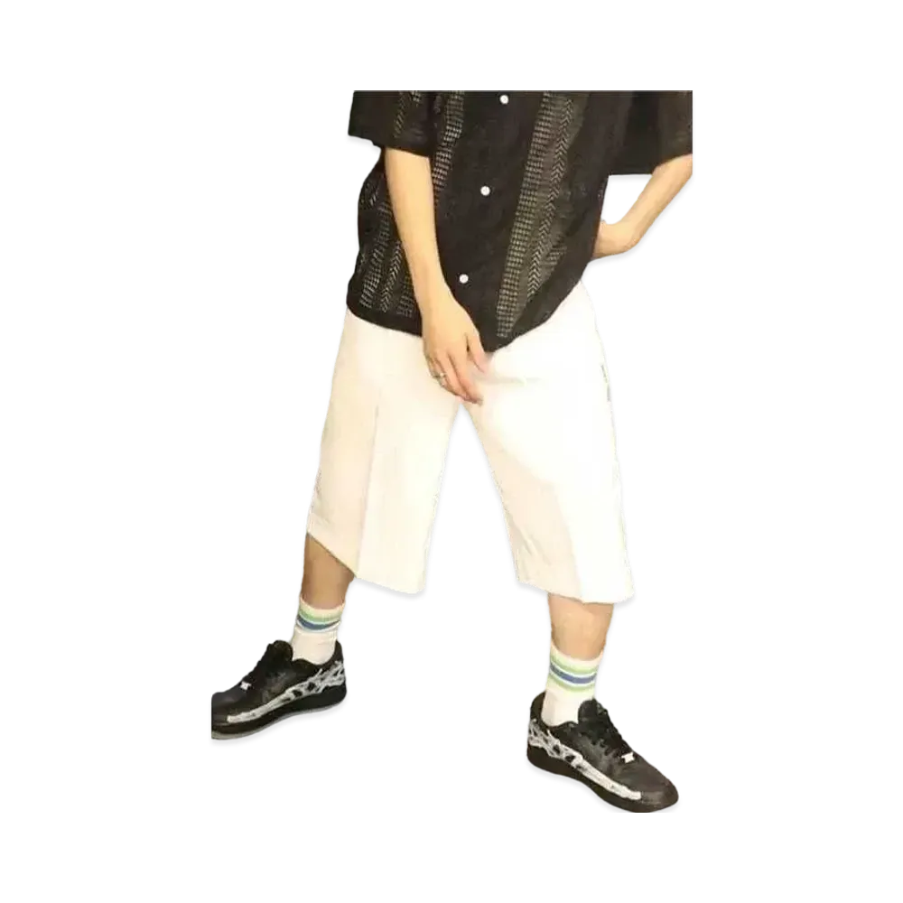 Student Apathy oriens shorts "WHITE"