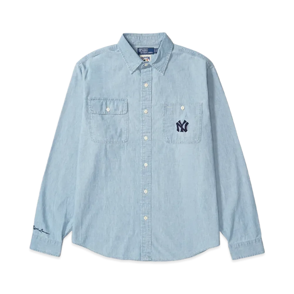 Polo Ralph Lauren x MLB Yankees Work Shirt "Light Indigo"