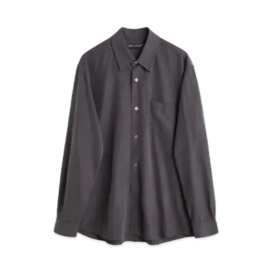 OUR LEGACY Initial Shirt Liquid Lyocell "Ash Grey"