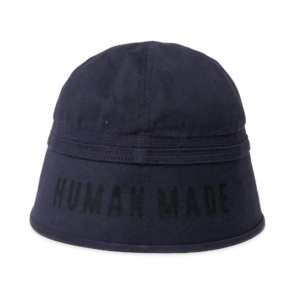 HUMAN MADE HERRINGBONE HELMET CAP "Navy"