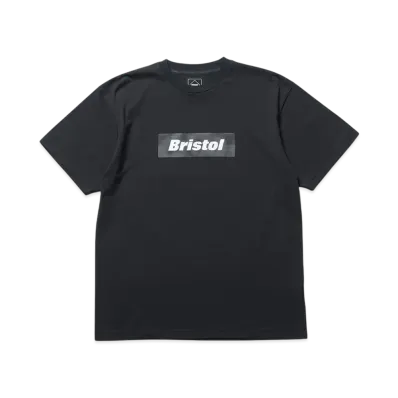 F.C.Real Bristol Speed Camo Box Logo Tee "Black"