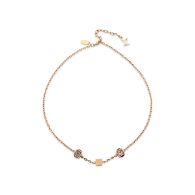 Louis Vuitton Collier Gambling Necklace "Gold"