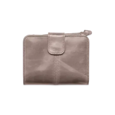PRADA Small Leather Wallet "Gray"