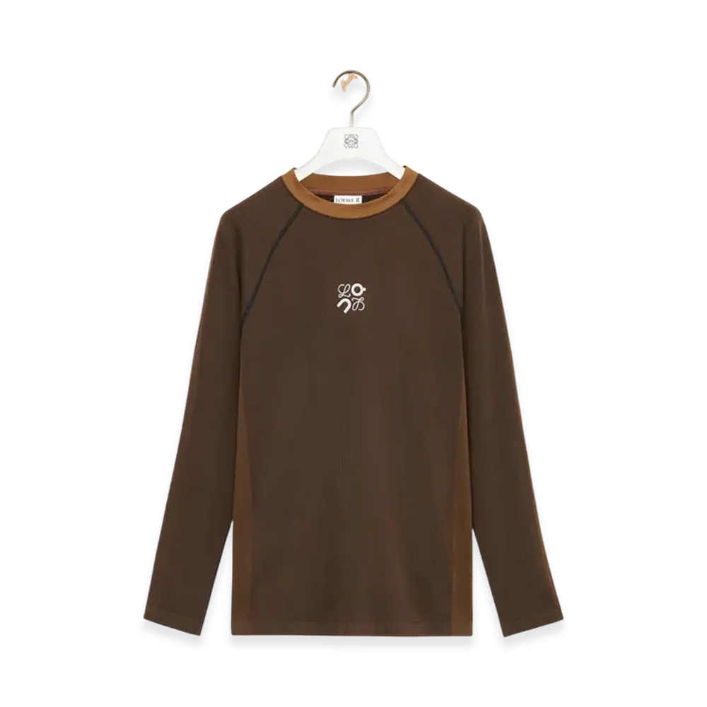 LOEWE x On Long-Sleeved Top (Technical Jersey) "Toffee"