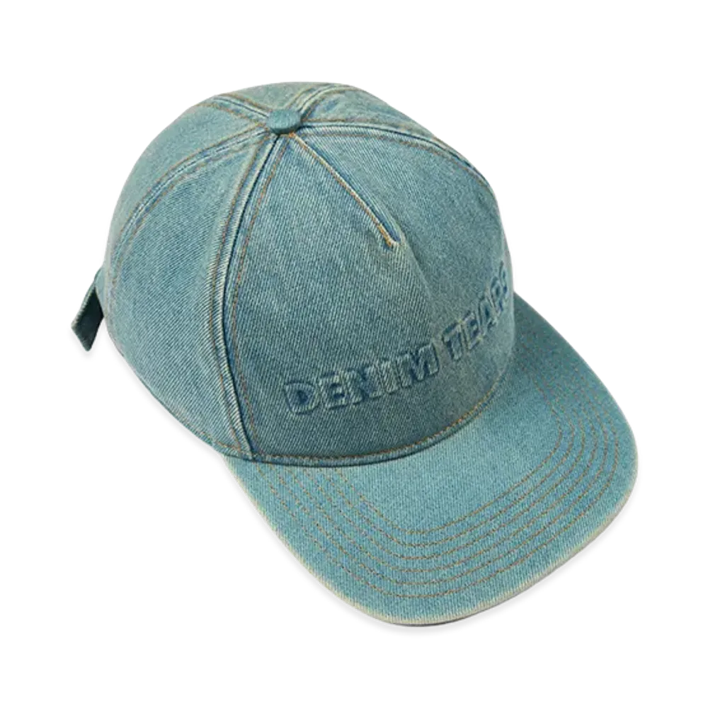DENIM TEARS Embossed Denim Cap "Denim"
