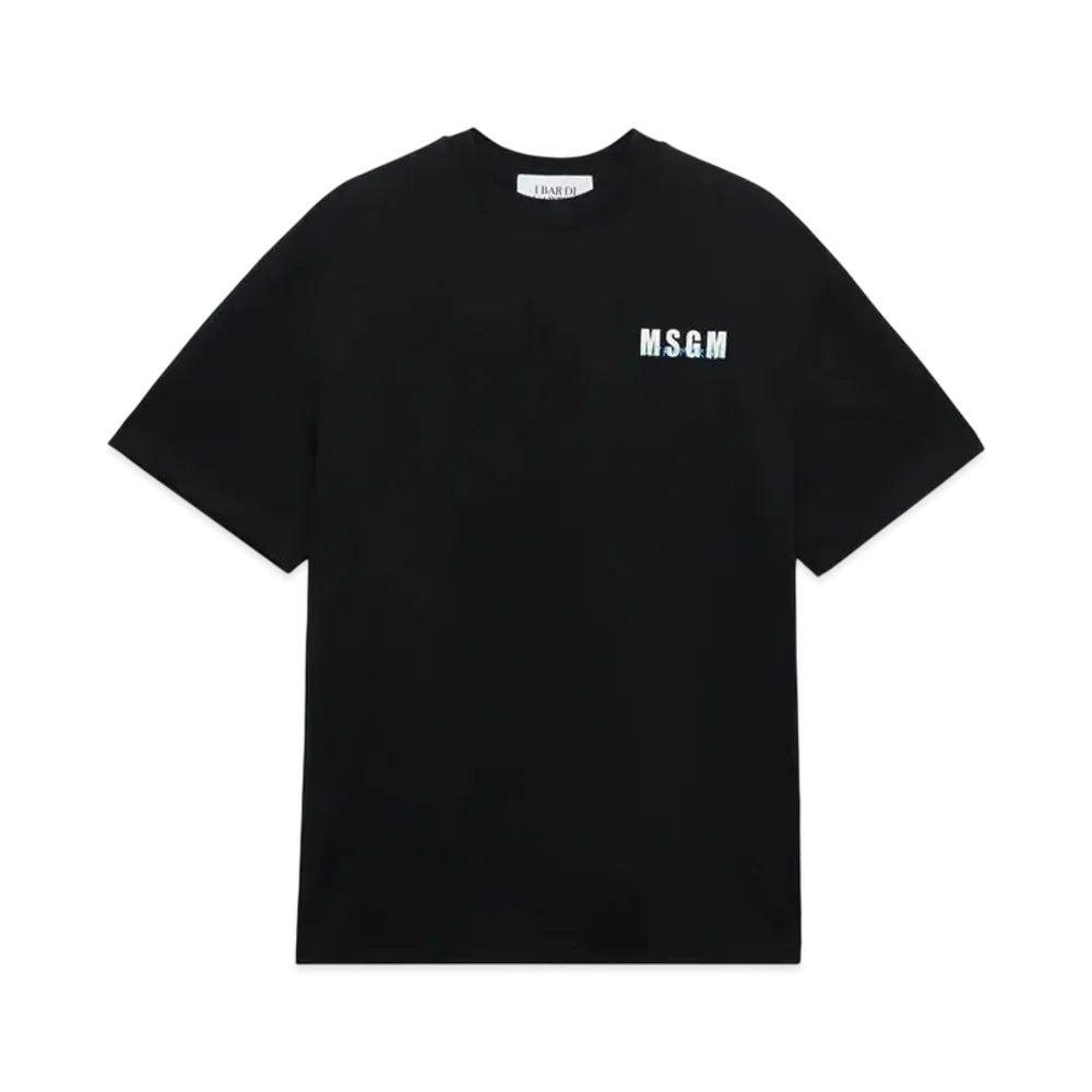 MSGM x Ultramarino Short Sleeve T-Shirt "Black"