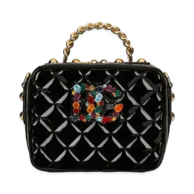 Dolce&Gabbana 3.5 Bag Quilting Soft Enamel "Black"