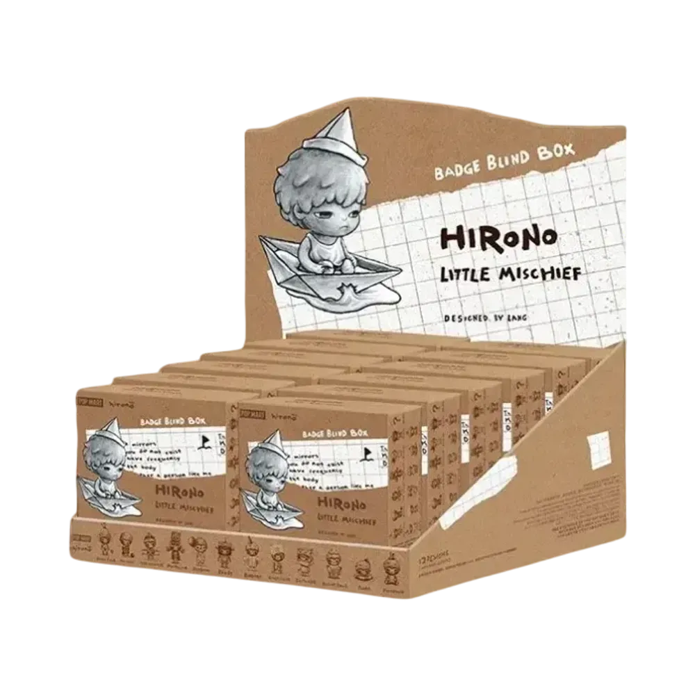 POP MART HIRONO Mischievous Series Pin Badge [Assortment Box]