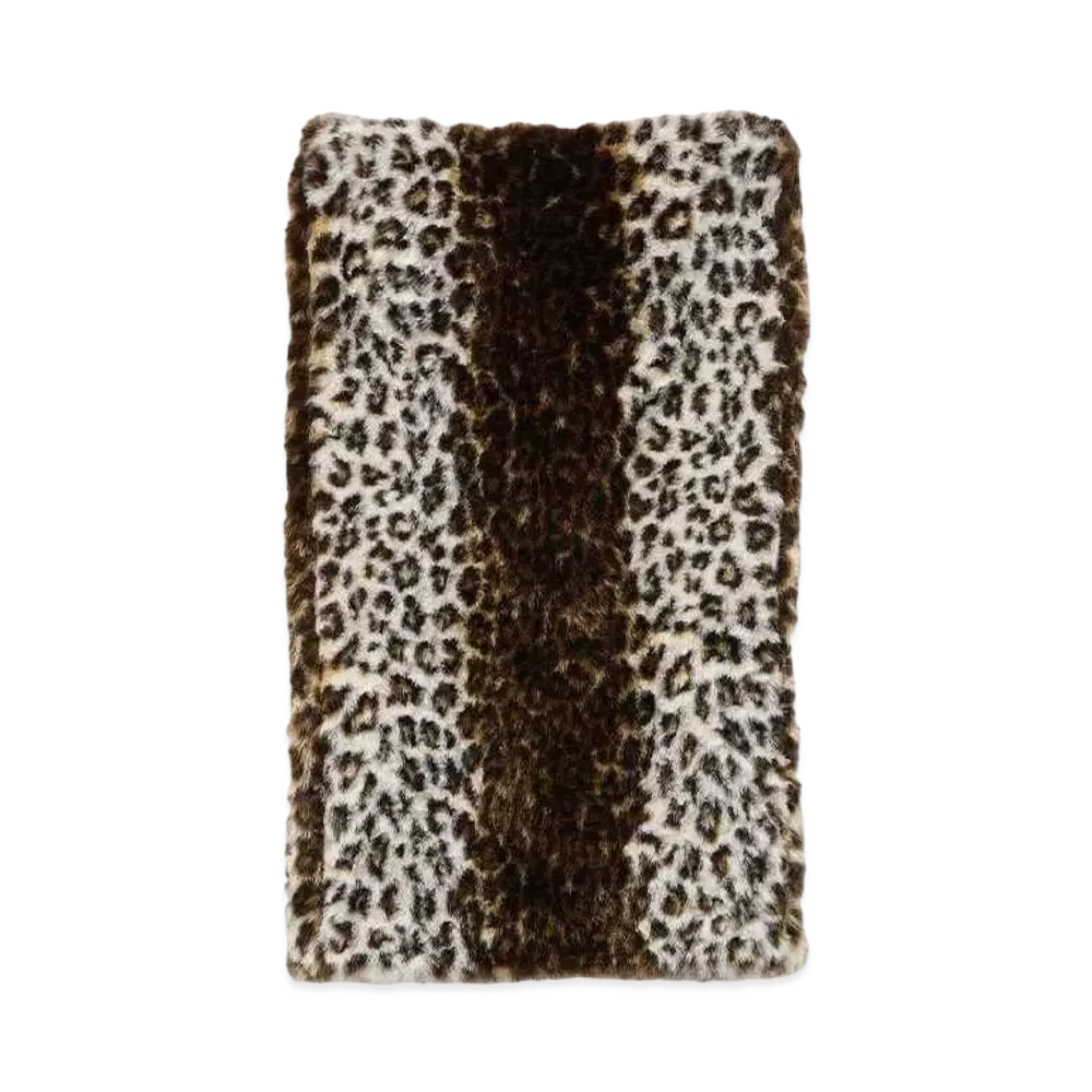 Alexander McQUEEN Leopard Jacquard Pencil Skirt "Leopard"