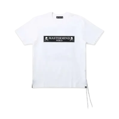 mastermind WORLD Boxed Logo Tee "White"