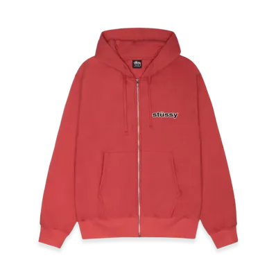 Stussy SS Link Zip Hoodie "Pepper"