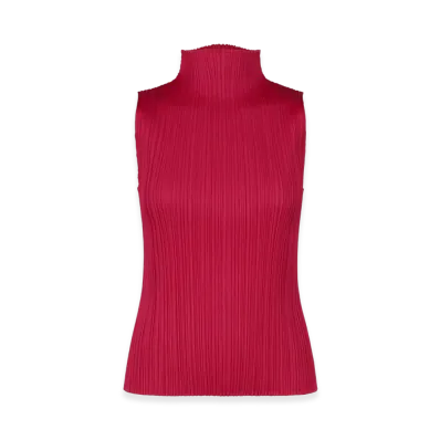 PLEATS PLEASE ISSEY MIYAKE New Colorful Basics 4 "Carmine"