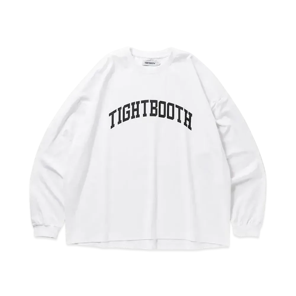 TIGHTBOOTH College L/S T-Shirt "White"