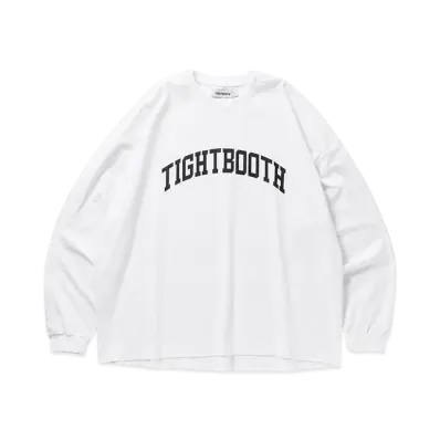 TIGHTBOOTH College L/S T-Shirt "White"