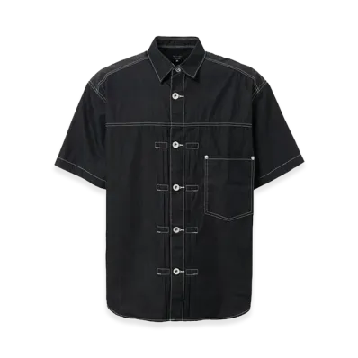 COMME des GARCONS HOMME Cotton Denim Shirts "Indigo Blue"