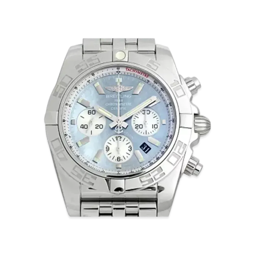 Breitling Chronomat 44 MOP Japan Exclusive 400 "Black Shell/White Shell/Stainless Steel"