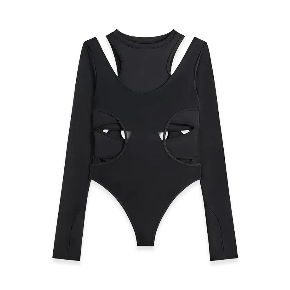 Kith x Lisa Women's Lynx Layered Bodysuit "Black"