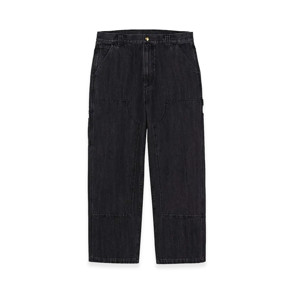 Carhartt WIP Ethan Double Knee Pant "Black Enzyme Bleach Washed"